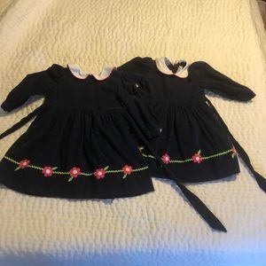 Corduroy long sleeve twin dress